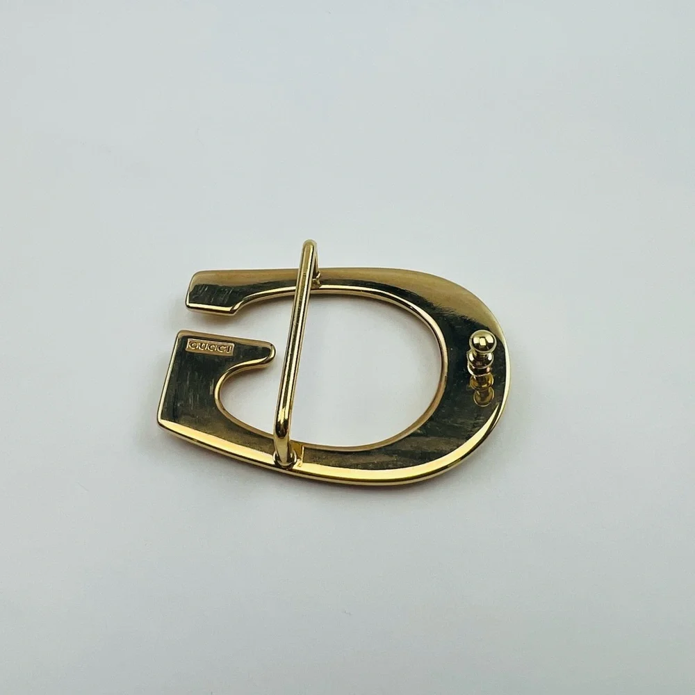 Gucci Gold Tone Buckle - Belt Black/Brown Reversible Leather_8